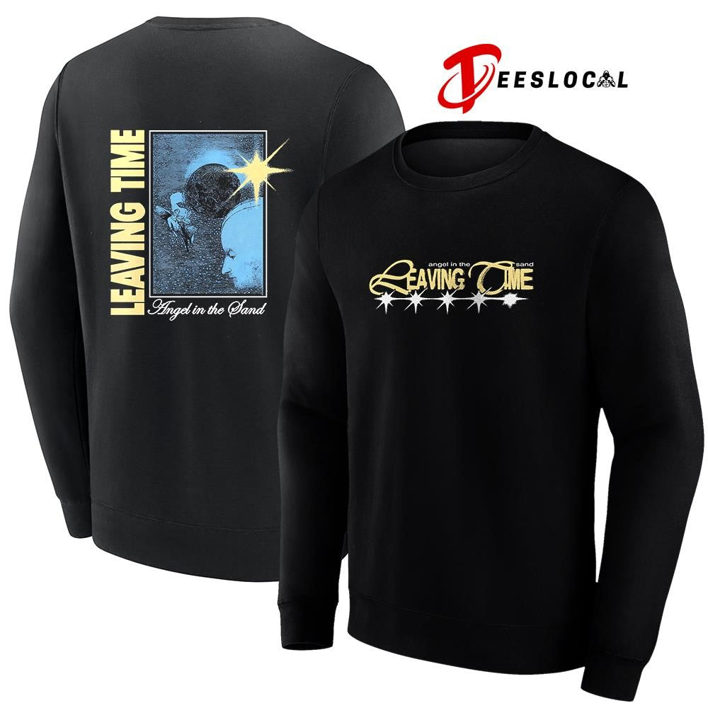 Angel in the sand leaving time graphic shirt Unisex