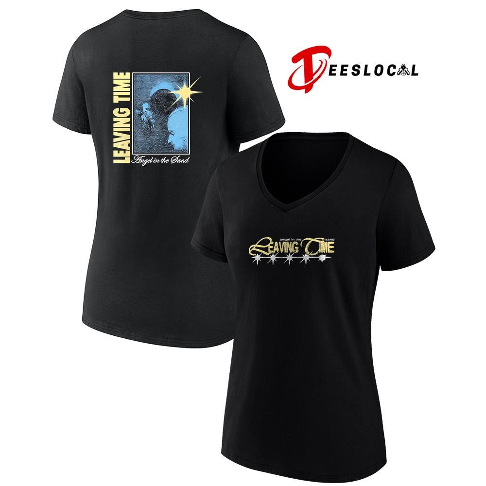 Angel in the sand leaving time graphic shirt Unisex