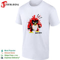 Angry Birds red bird painted splatter style vintage shirt Unisex