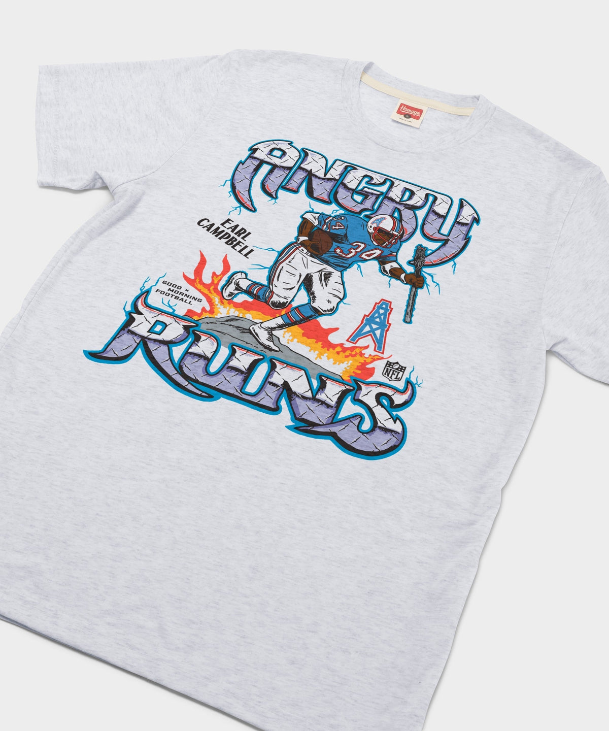 Angry Runs Oilers Earl Campbell Unisex
