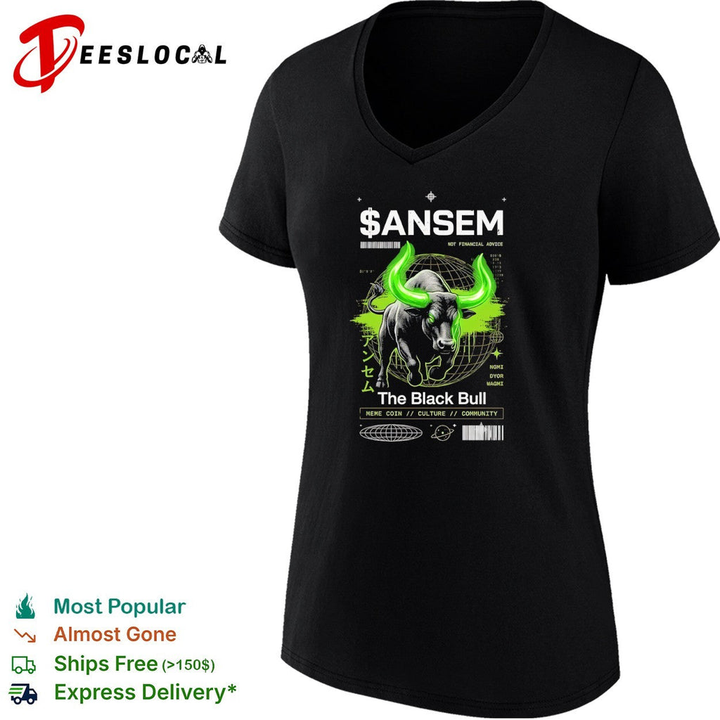 Ansem The Black Bull Meme Coin Culture Community shirt Unisex