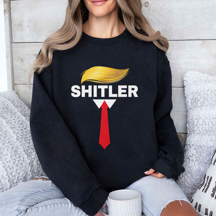 Anti Trump Donald Trump Necktie Shitler T Shirt Unisex