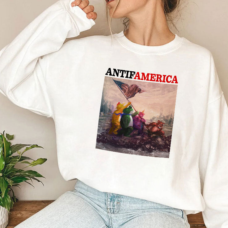 Antifamerica Portland Frog T Shirt Unisex