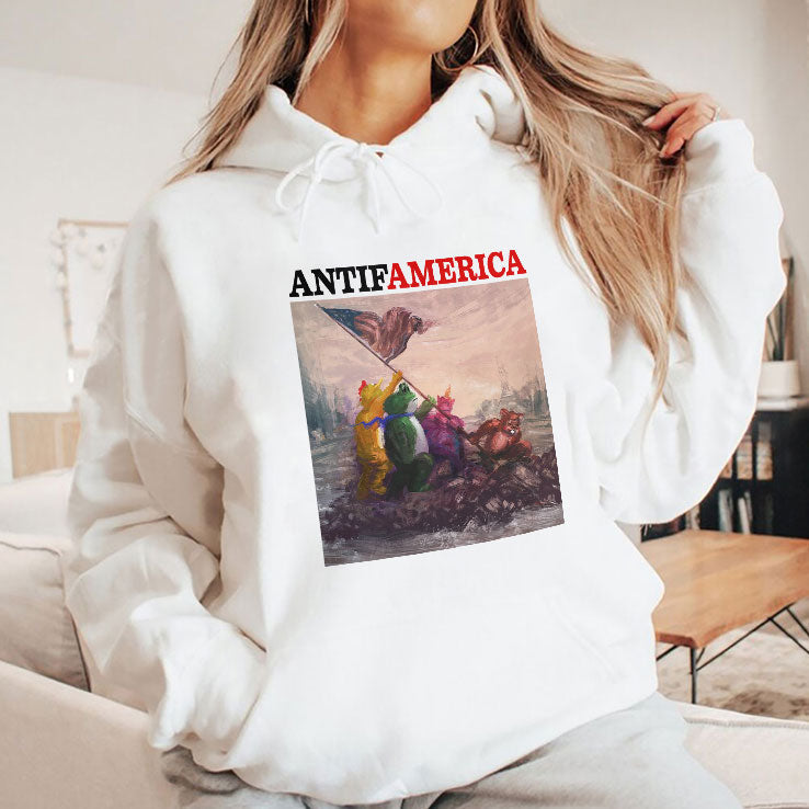 Antifamerica Portland Frog T Shirt Unisex