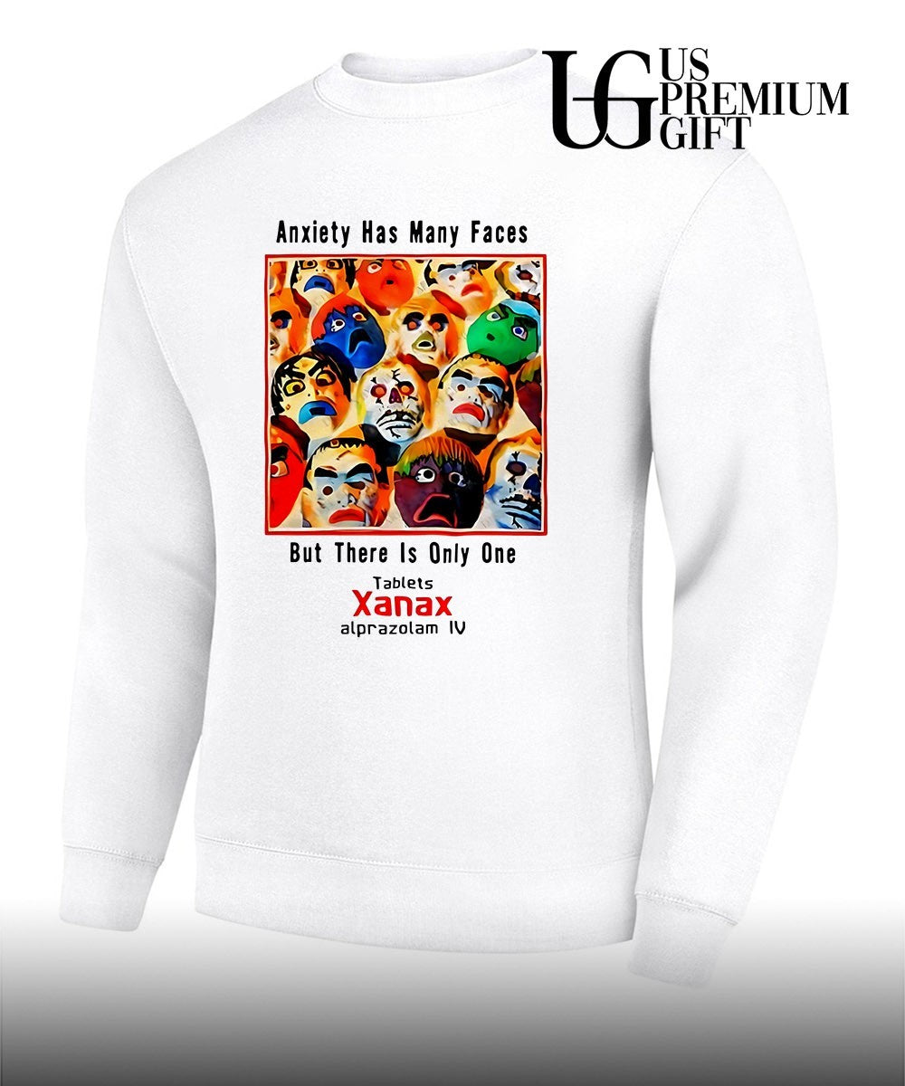 Anxiety Has Many Faces But There Is Only One Tablets shirt Unisex