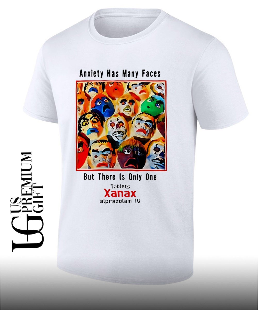 Anxiety Has Many Faces But There Is Only One Tablets shirt Unisex