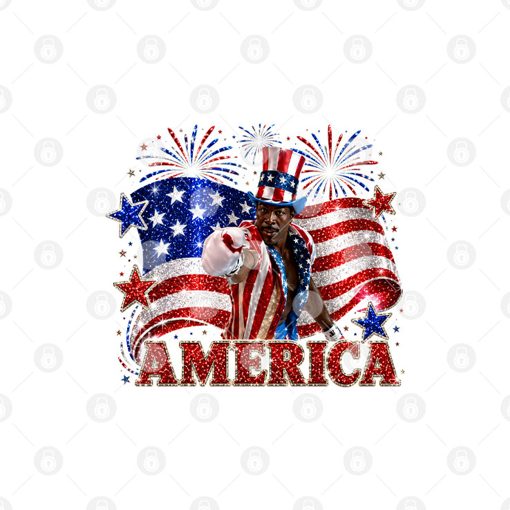 Apollo Creed Living In America T Shirt Unisex