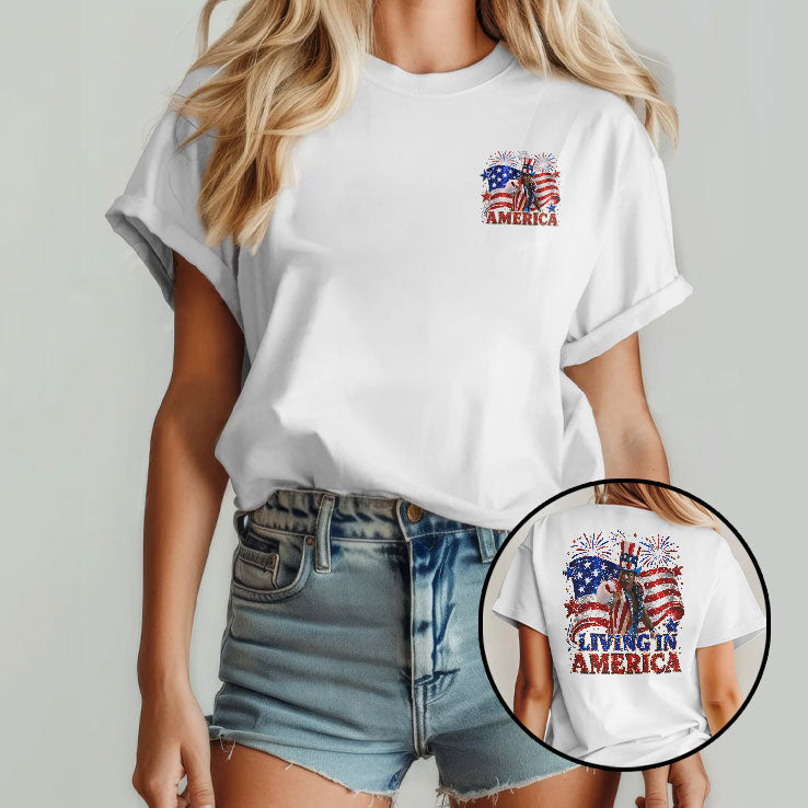 Apollo Creed Living In America T Shirt Unisex