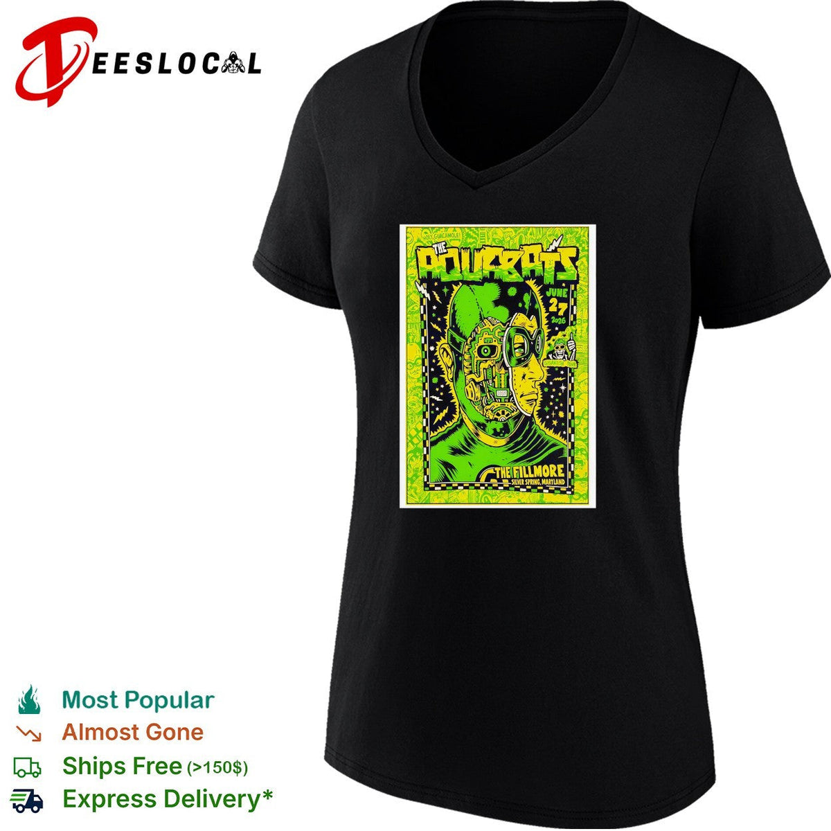 Aquabats The Fillmore poster shirt Unisex
