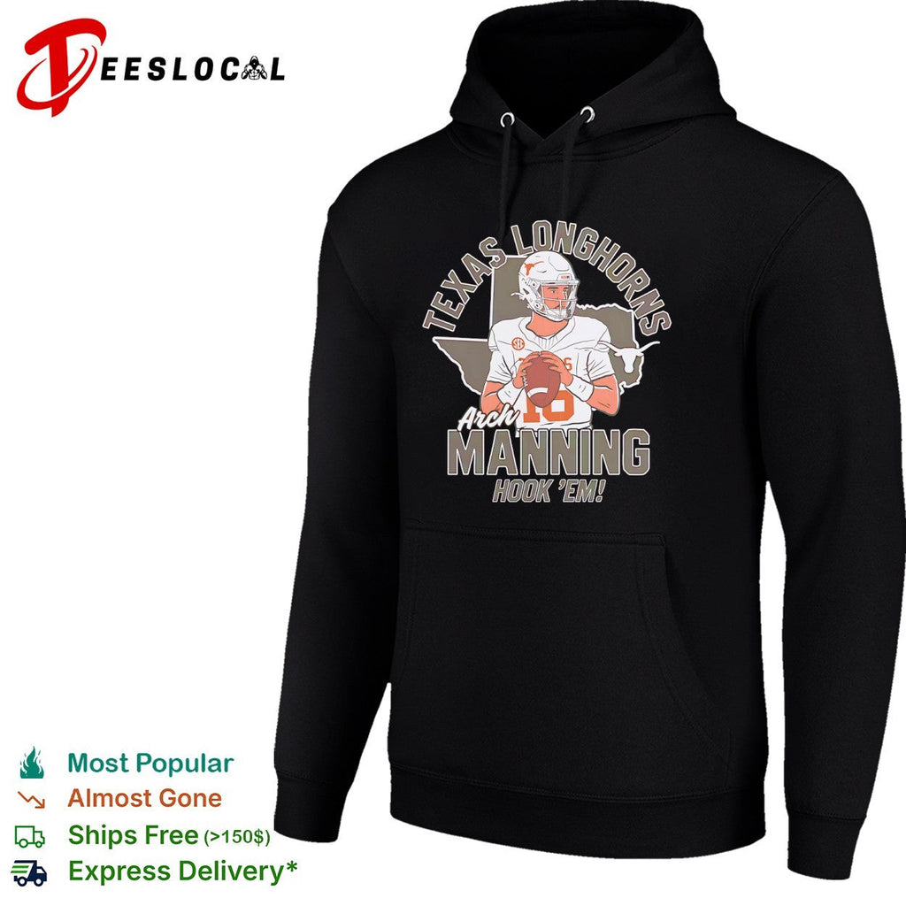Arch Manning Texas Longhorns SEC football hook em shirt Unisex