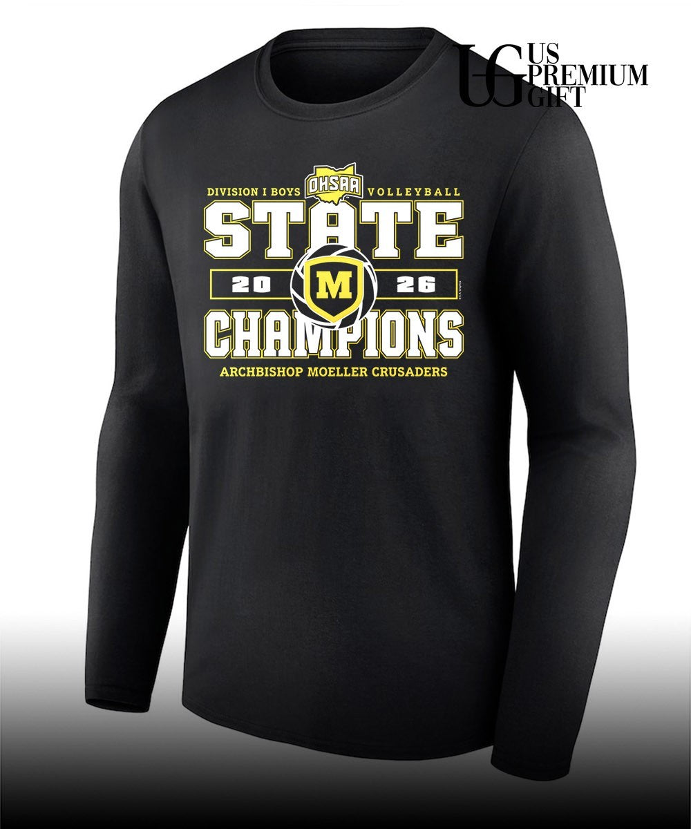 Archbishop Moeller Crusaders 2026 OHSAA Boys Volleyball Division 1 State Champions shirt Unisex