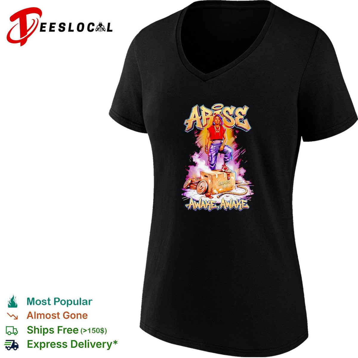 Arise Awake Awake Judges 5 12 bible verse retro shirt Unisex