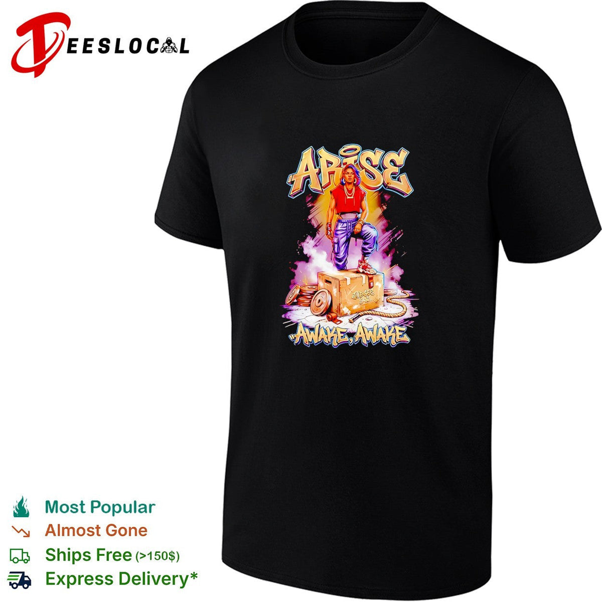 Arise Awake Awake Judges 5 12 bible verse retro shirt Unisex