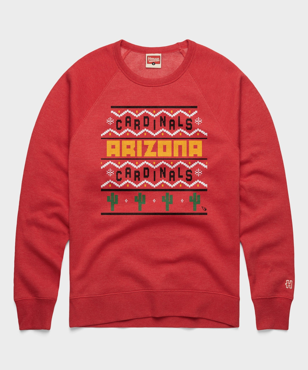 Arizona Cardinals Holiday Crewneck Unisex