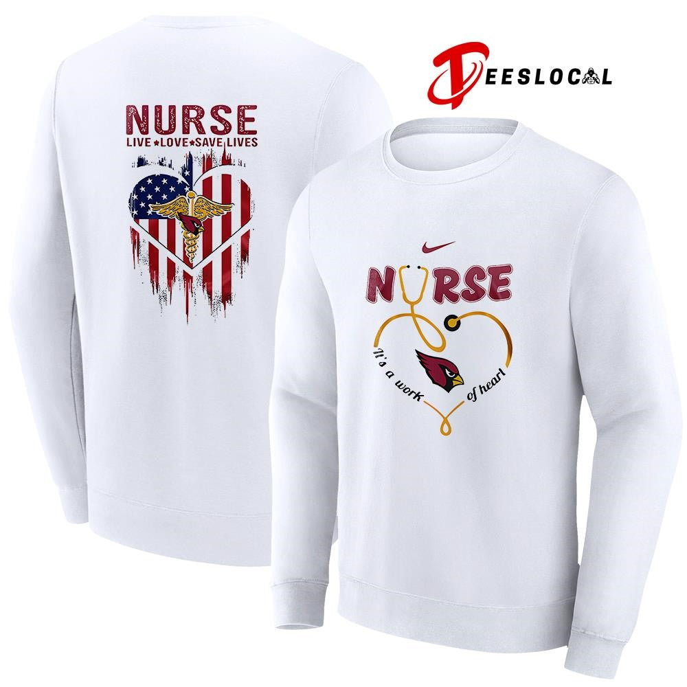 Arizona Cardinals x Army nurse it’s a work of heart shirt Unisex