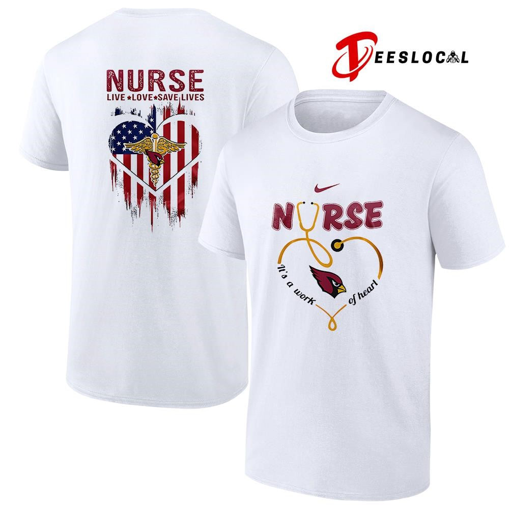 Arizona Cardinals x Army nurse it’s a work of heart shirt Unisex