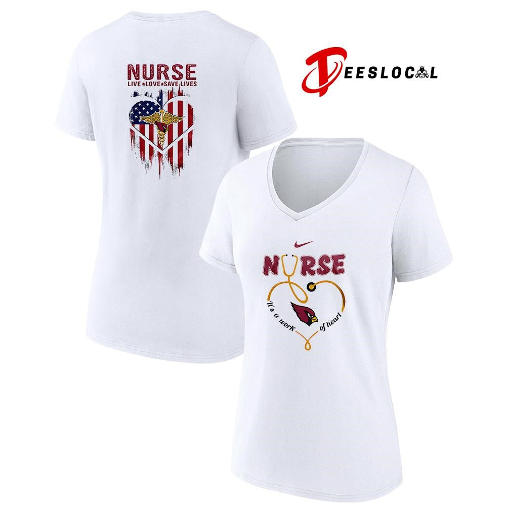 Arizona Cardinals x Army nurse it’s a work of heart shirt Unisex