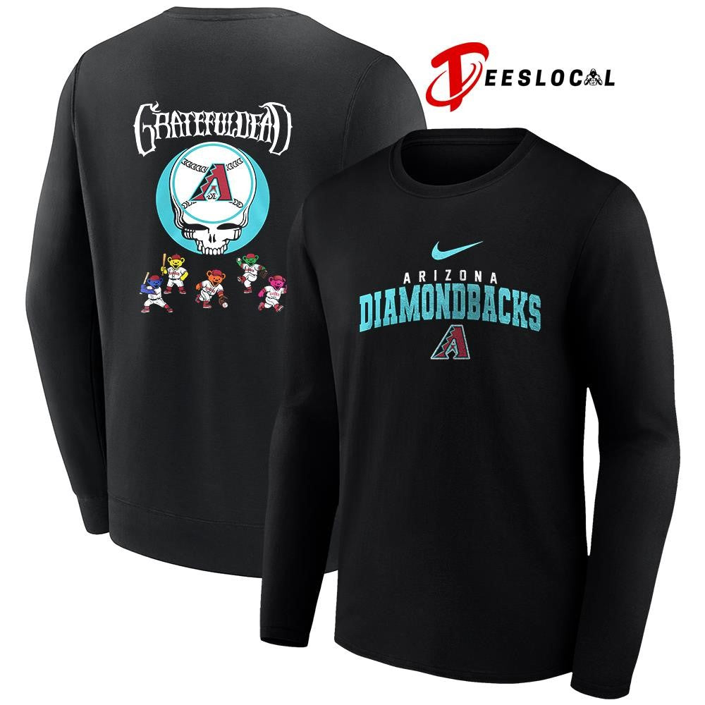Arizona Diamondbacks x Grateful Dead bear mascot shirt Unisex