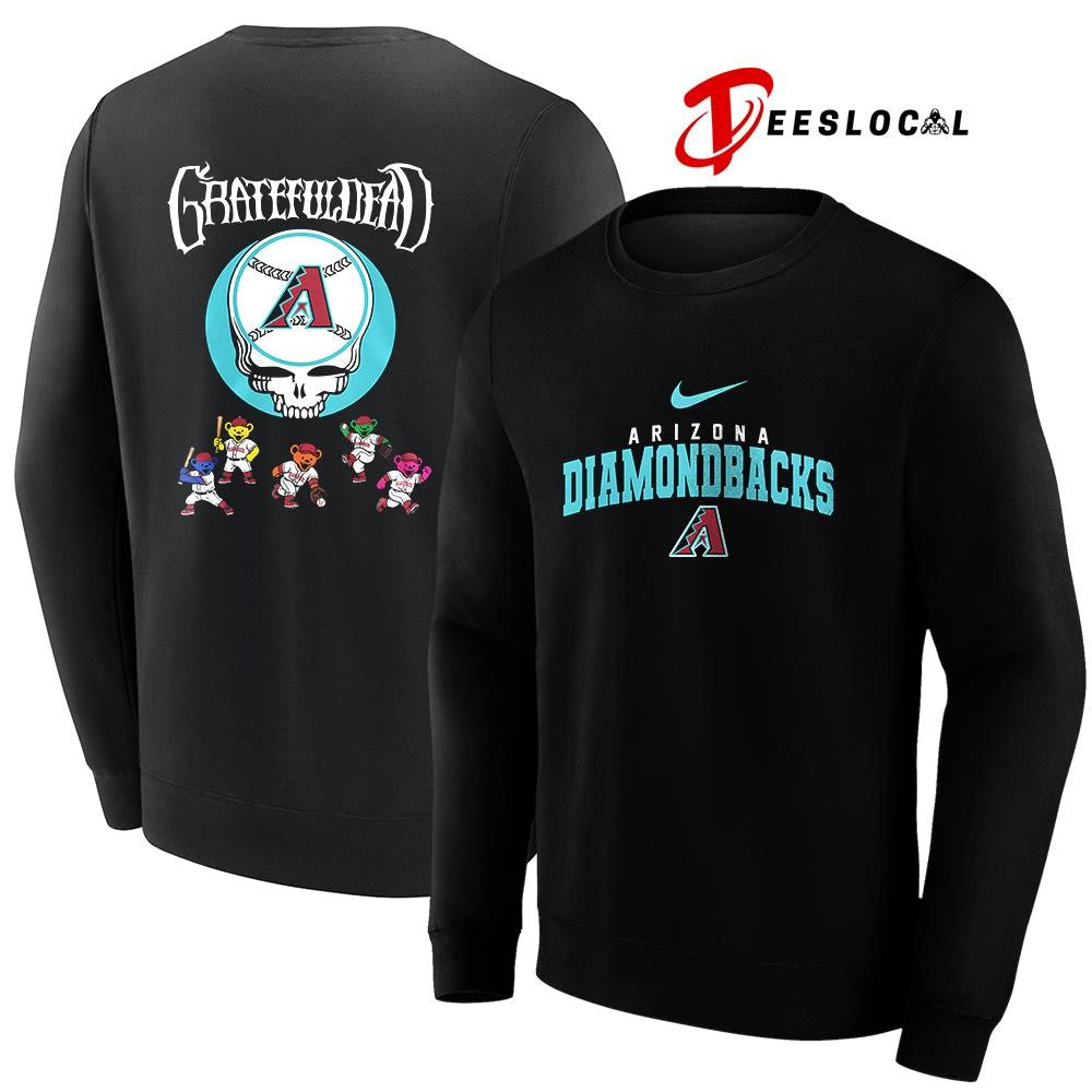 Arizona Diamondbacks x Grateful Dead bear mascot shirt Unisex