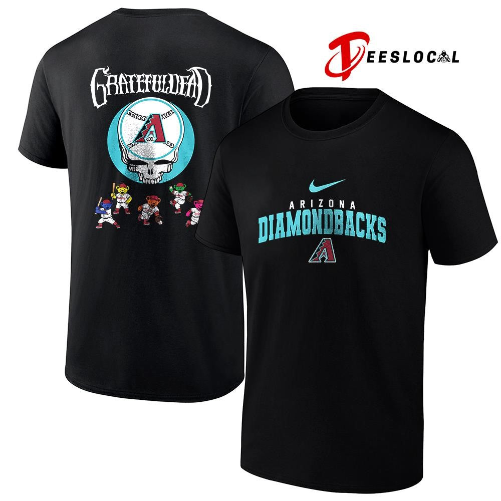 Arizona Diamondbacks x Grateful Dead bear mascot shirt Unisex