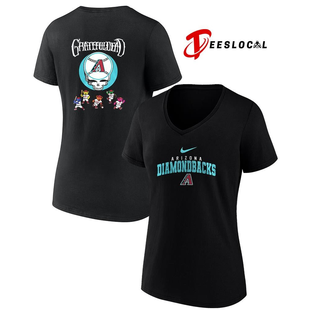 Arizona Diamondbacks x Grateful Dead bear mascot shirt Unisex