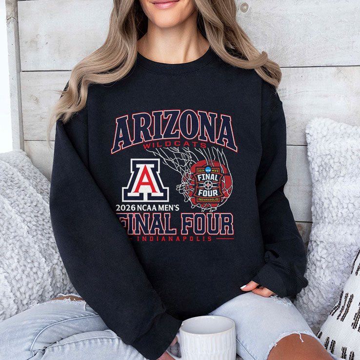 Arizona Wildcats 2026 NCAA Men’s Final Four Indianapolis T Shirt Unisex