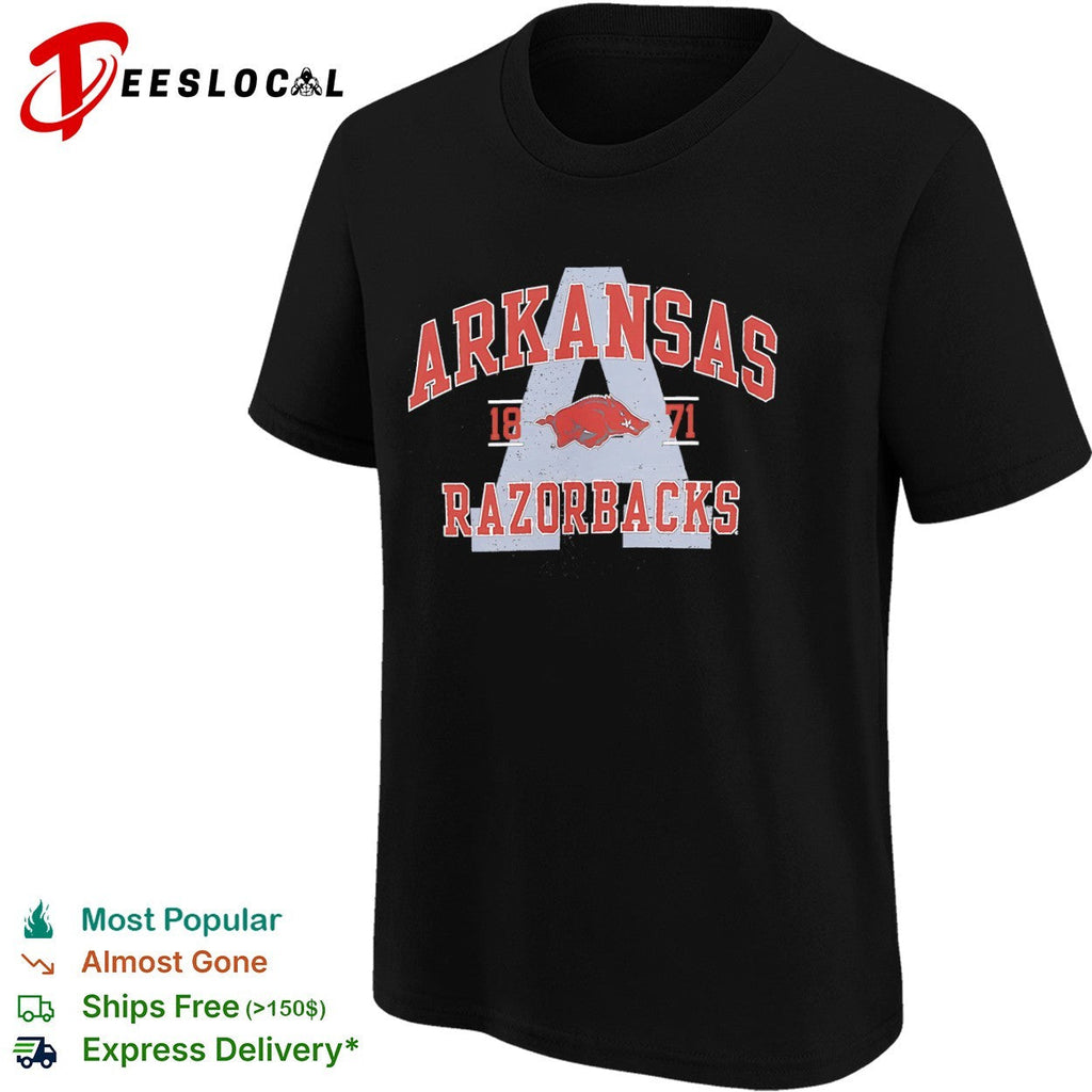 Arkansas Razorbacks 1871 logo University of Arkansas team shirt Unisex