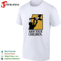 Arm Your Children Black cat claim gun humor shirt Unisex