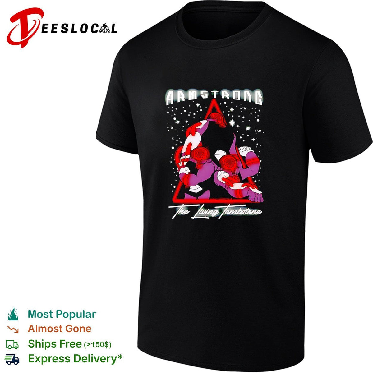Armstrong The Living Tombstone Parody Robot Characters Shirt Unisex