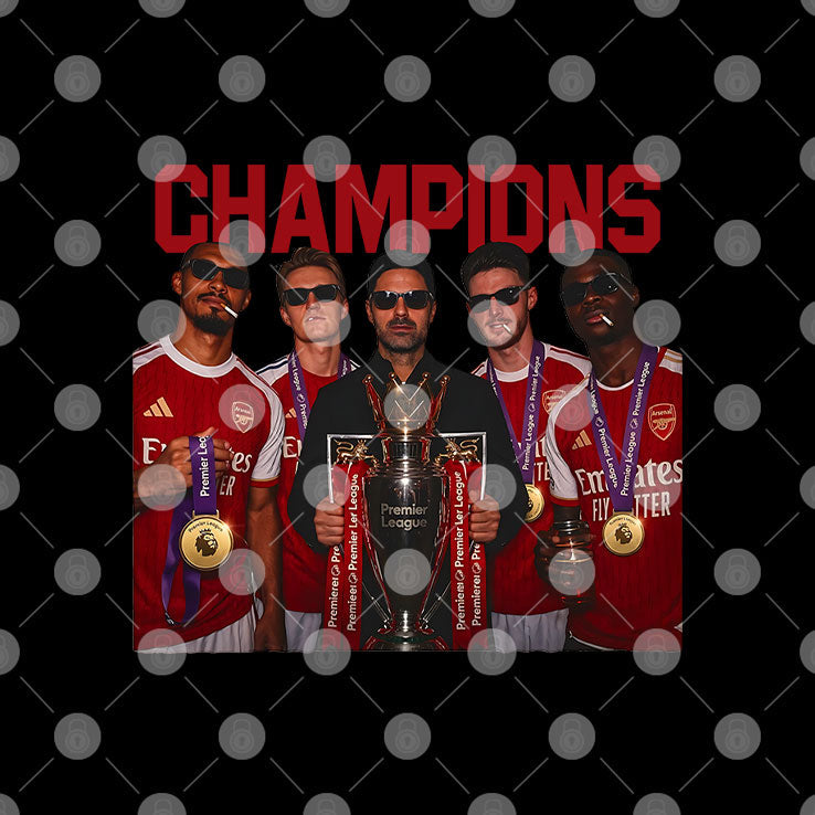 Arsenal Premier League Champions Shirt Unisex