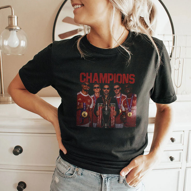 Arsenal Premier League Champions Shirt Unisex