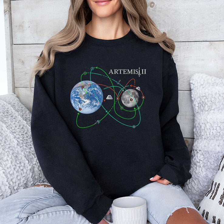 Artemis II Moon Mission NASA Space Program Fan Shirt Unisex