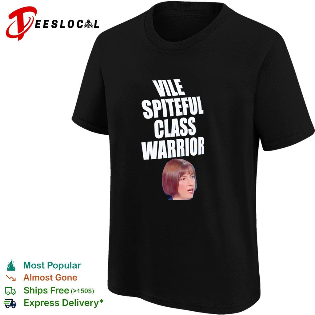 Ash Sarkar Vile Spiteful Class Warrior shirt Unisex