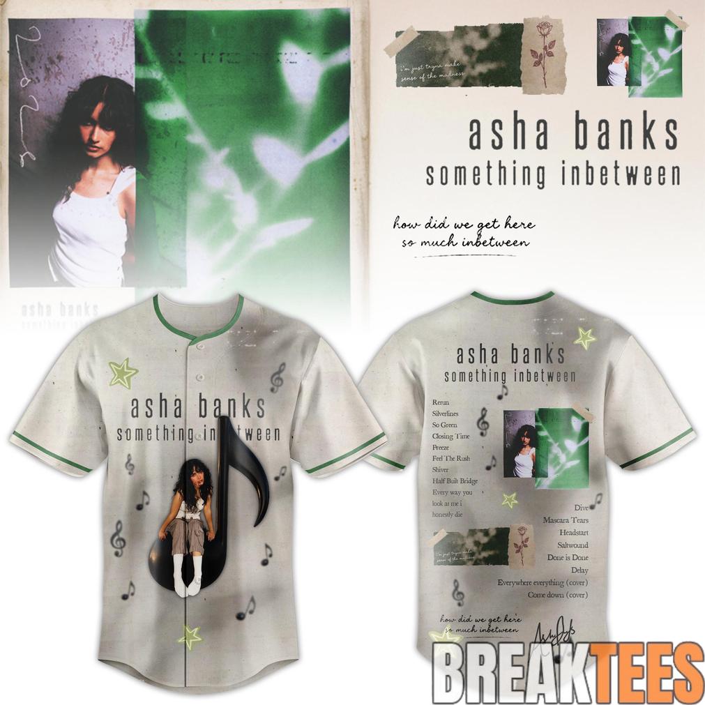 Asha Banks “something inbetween” 2026 Baseball Jersey Unisex