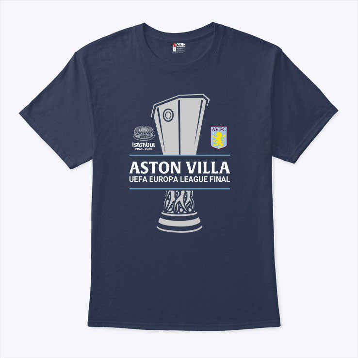 Aston Villa UEFA Europa League Final Istanbul 2026 T Shirt Unisex