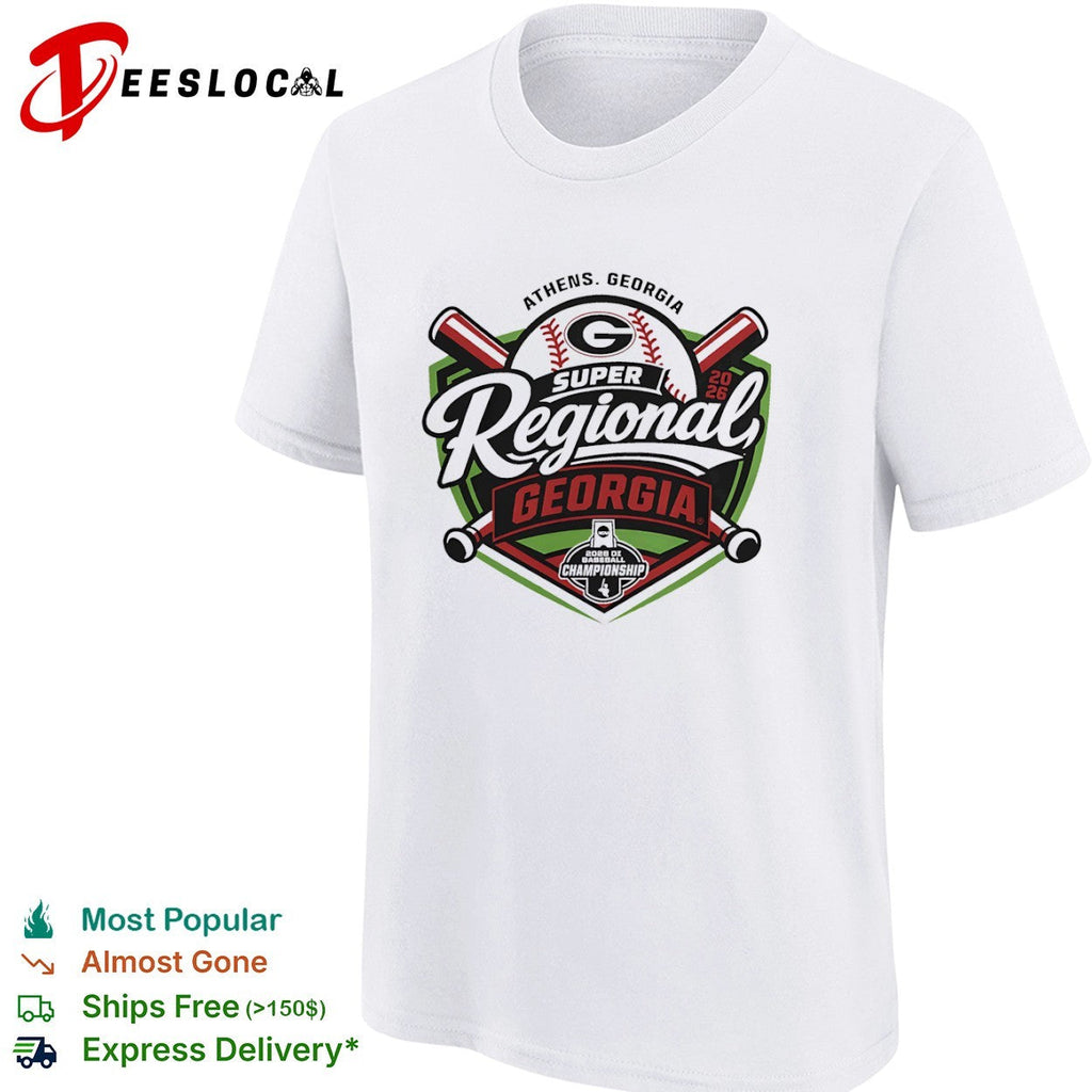 Athens Georgia Super Regional Georgia 2026 DI Baseball Championship University shirt Unisex