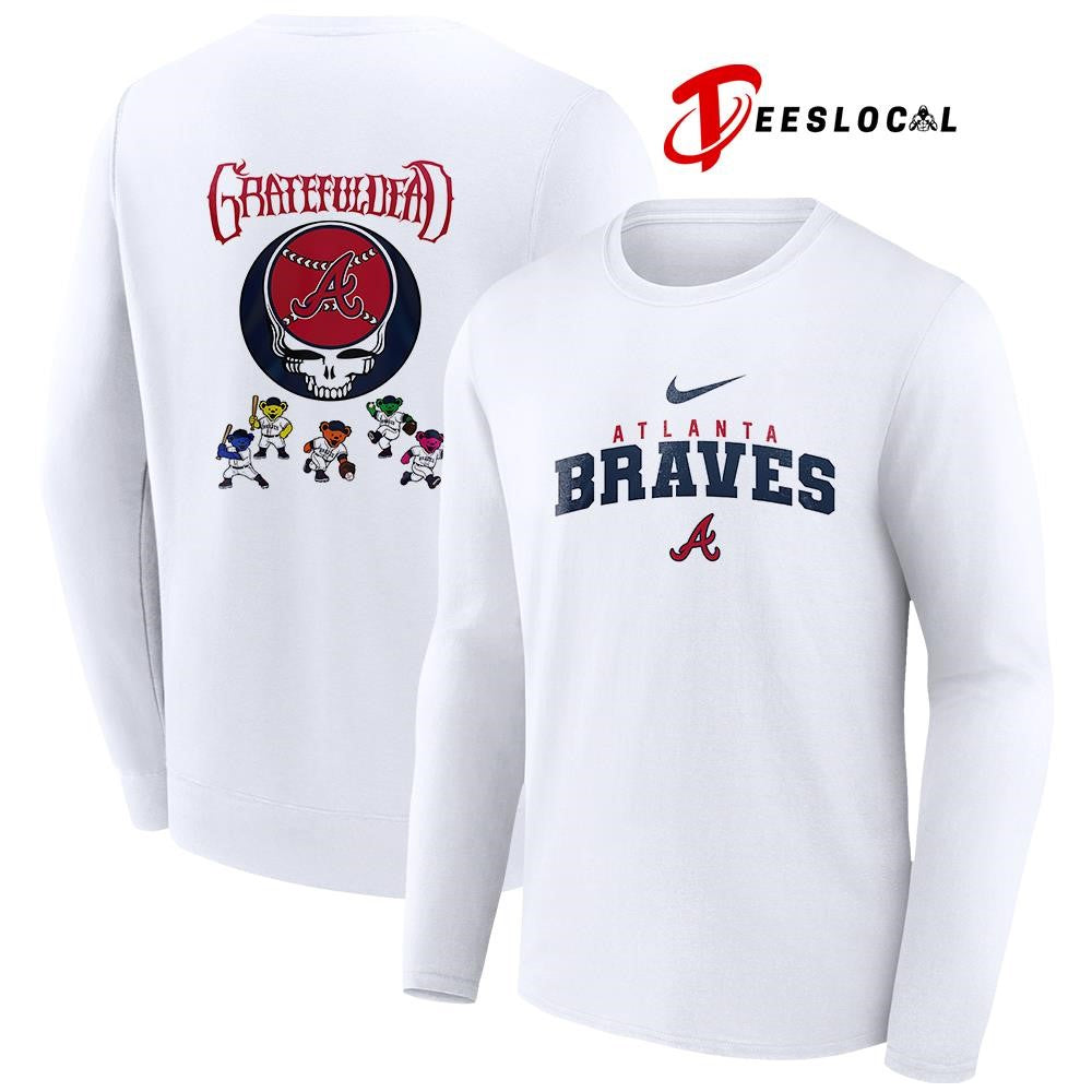 Atlanta Braves x Grateful Dead bear mascot shirt Unisex