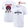 Atlanta Braves x Grateful Dead bear mascot shirt Unisex