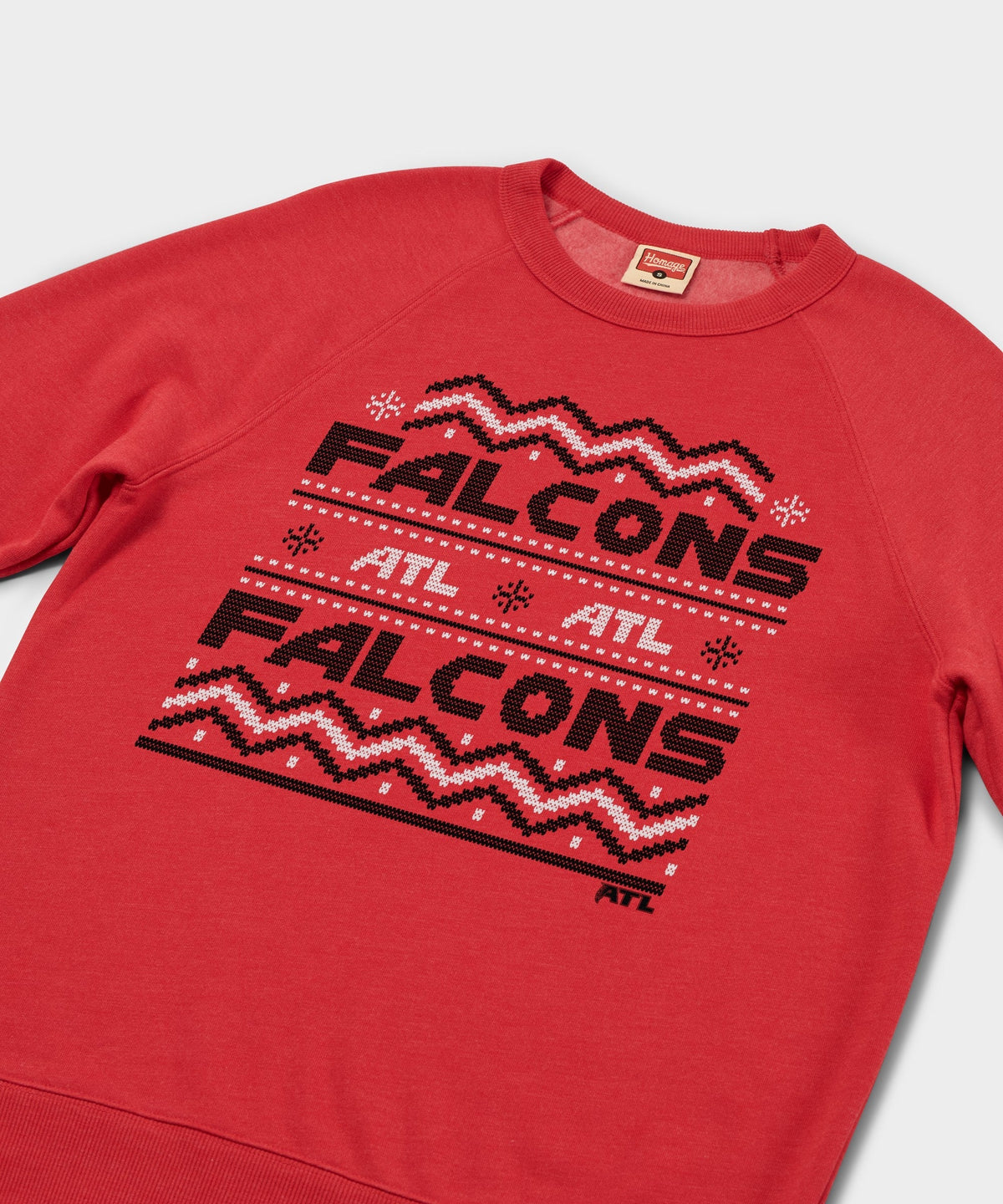 Atlanta Falcons Holiday Crewneck Unisex