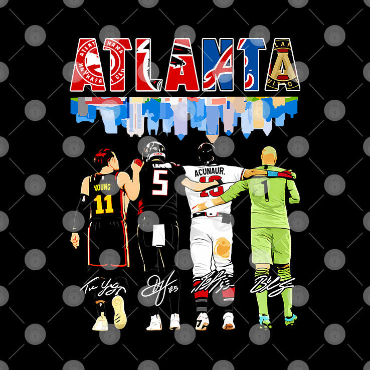 Atlanta Sports Legends T Shirt Unisex