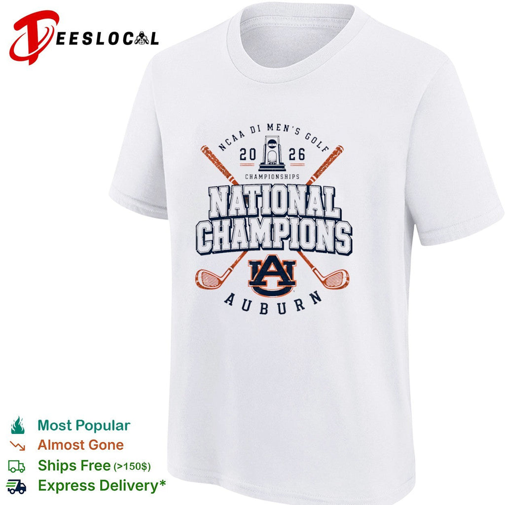 Auburn Tigers 2026 NCAA DI Men’s Golf National Champions shirt Unisex