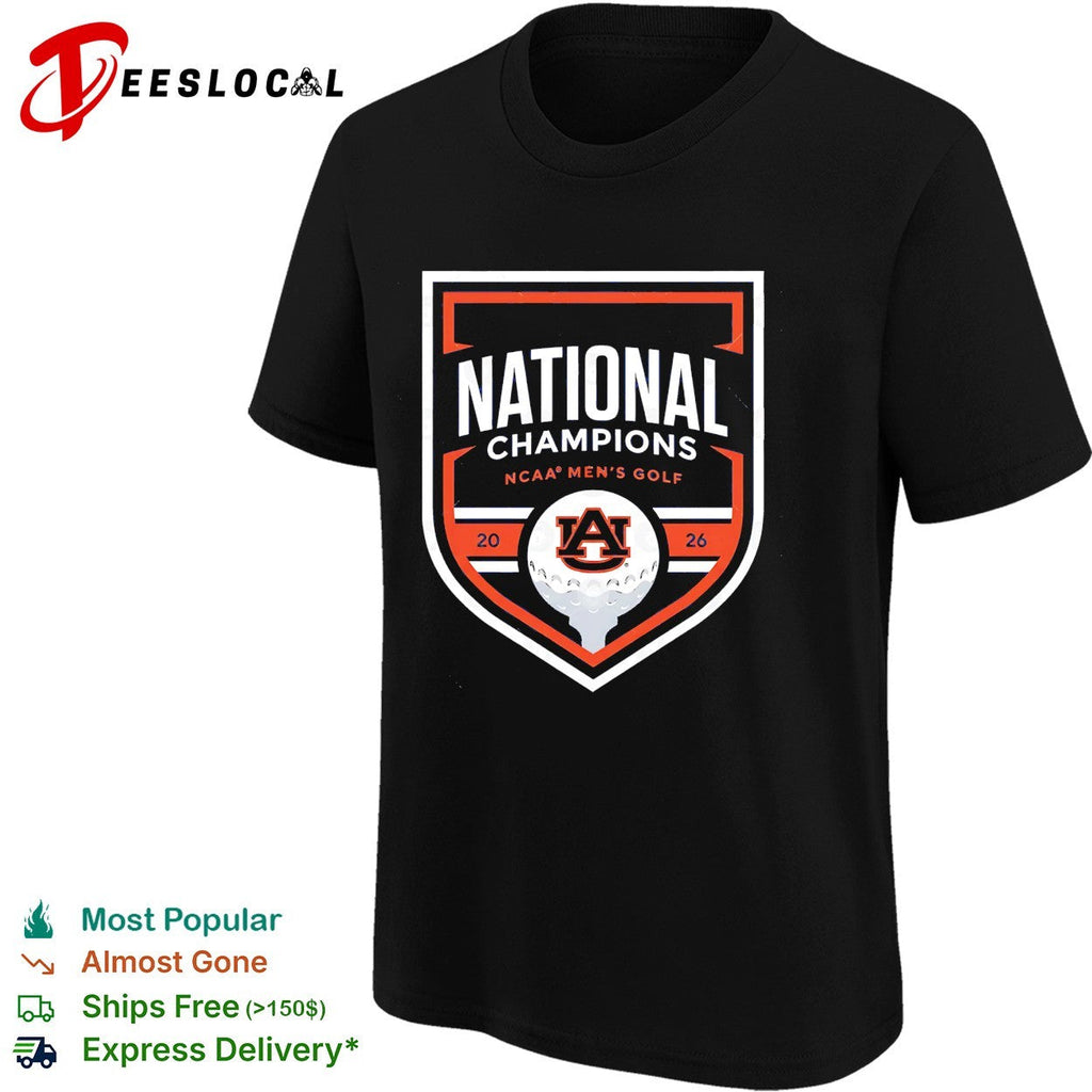 Auburn Tigers 2026 NCAA Men’s Golf National Champions shirt Unisex
