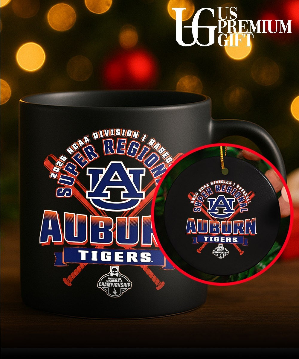 Auburn Tigers NCAA Division I Baseball 2026 Super Regional Championship shirt Unisex
