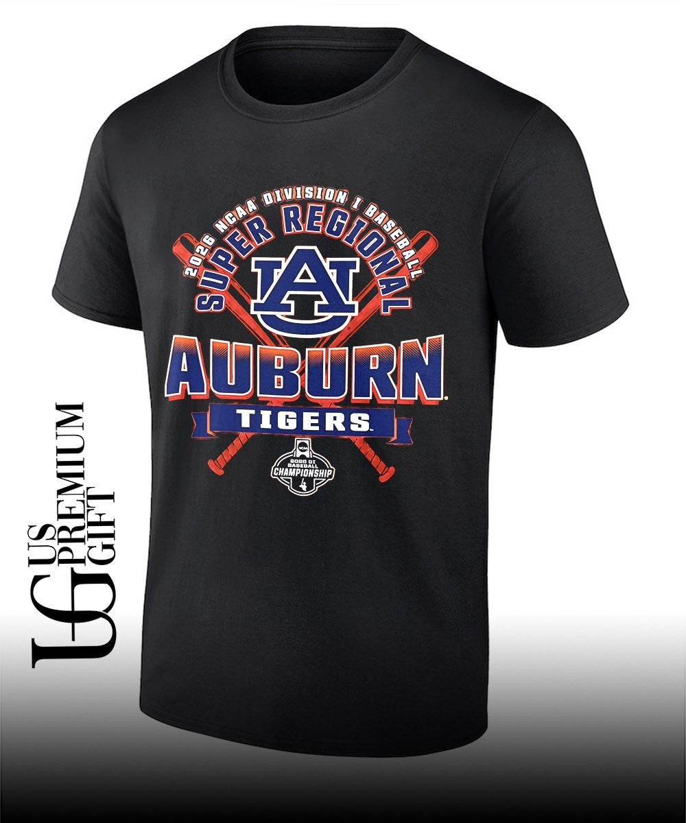 Auburn Tigers NCAA Division I Baseball 2026 Super Regional Championship shirt Unisex