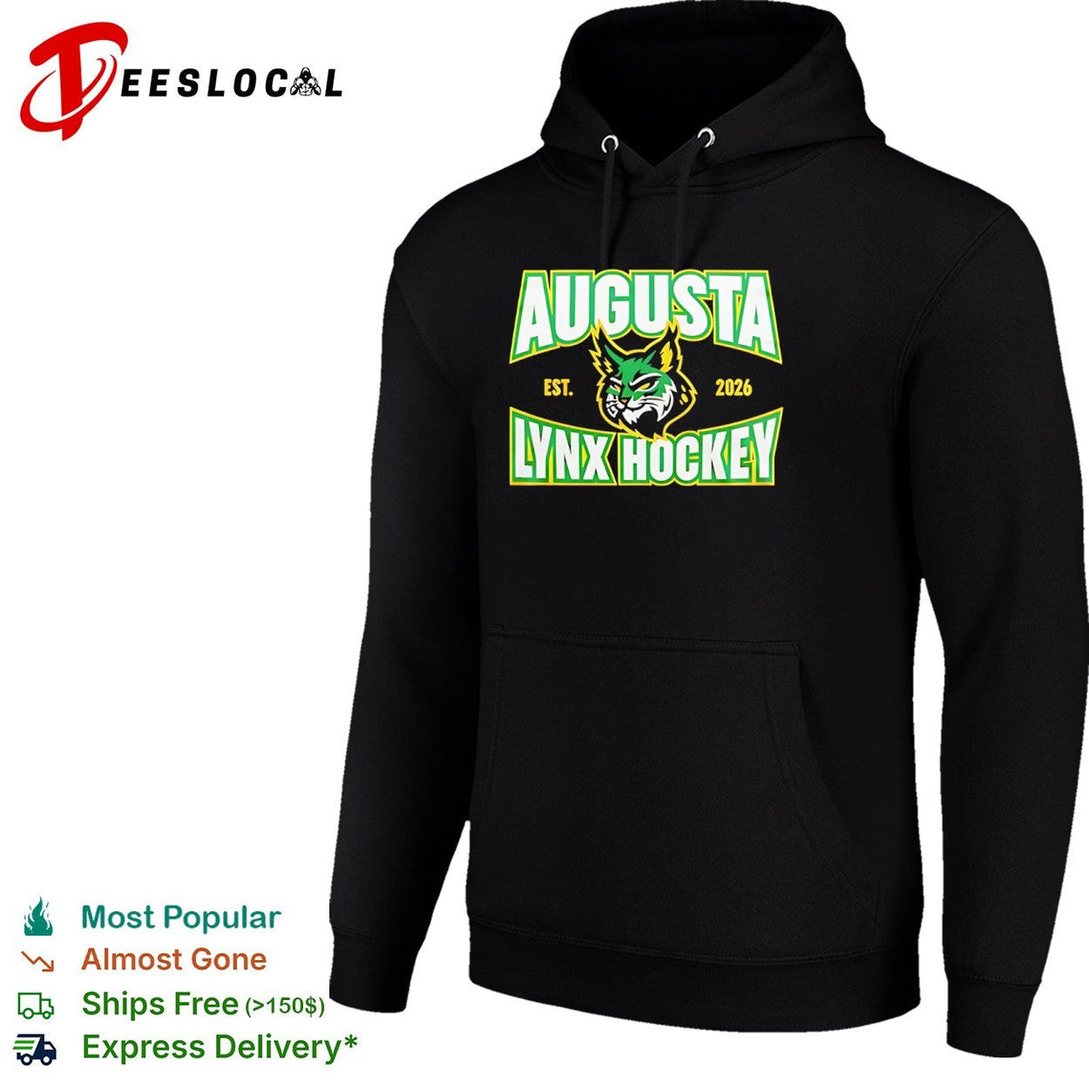 Augusta Lynx Hockey est 2026 team logo shirt Unisex