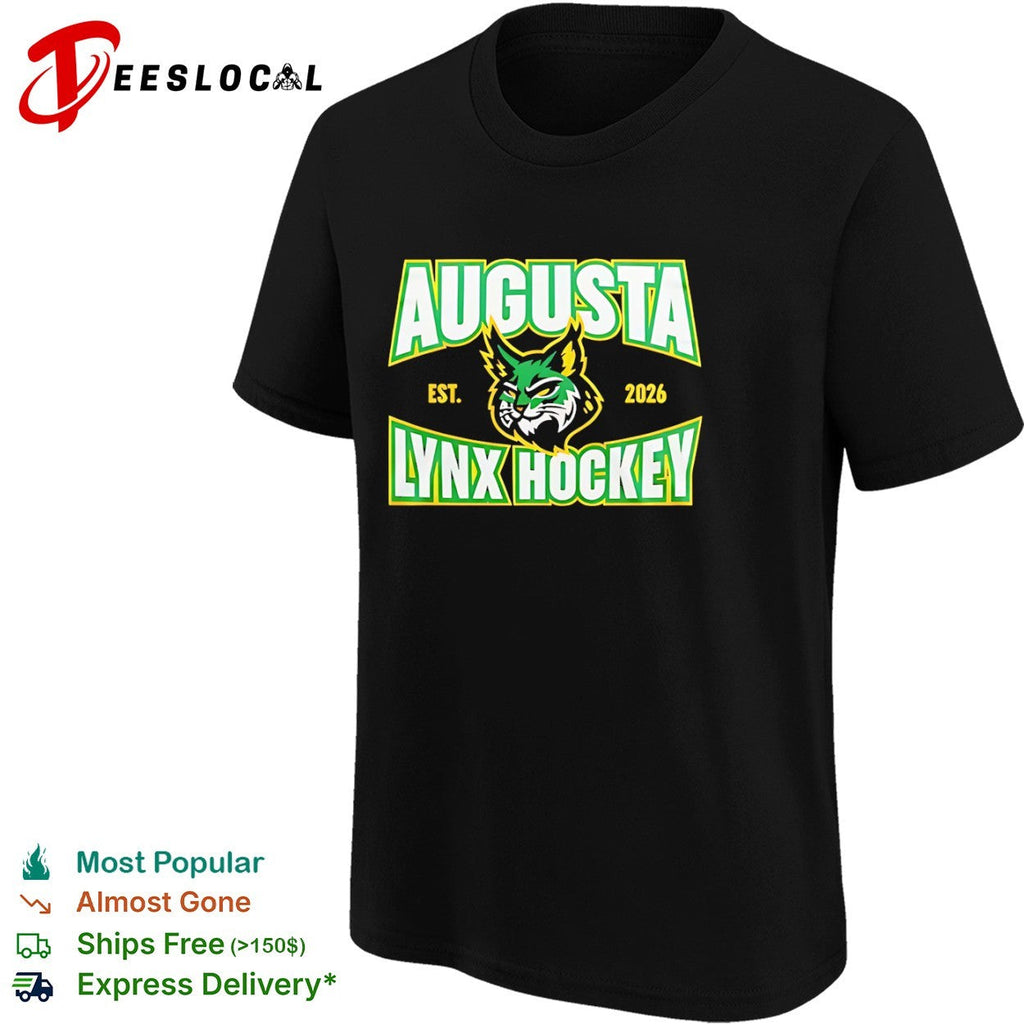 Augusta Lynx Hockey est 2026 team logo shirt Unisex
