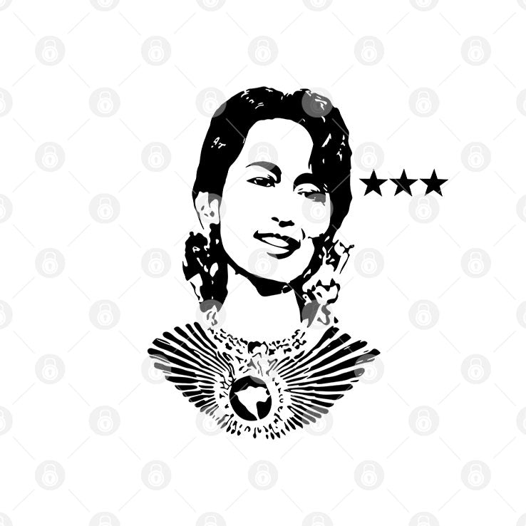 Aung San Suu Kyi Free Burma T Shirt Unisex