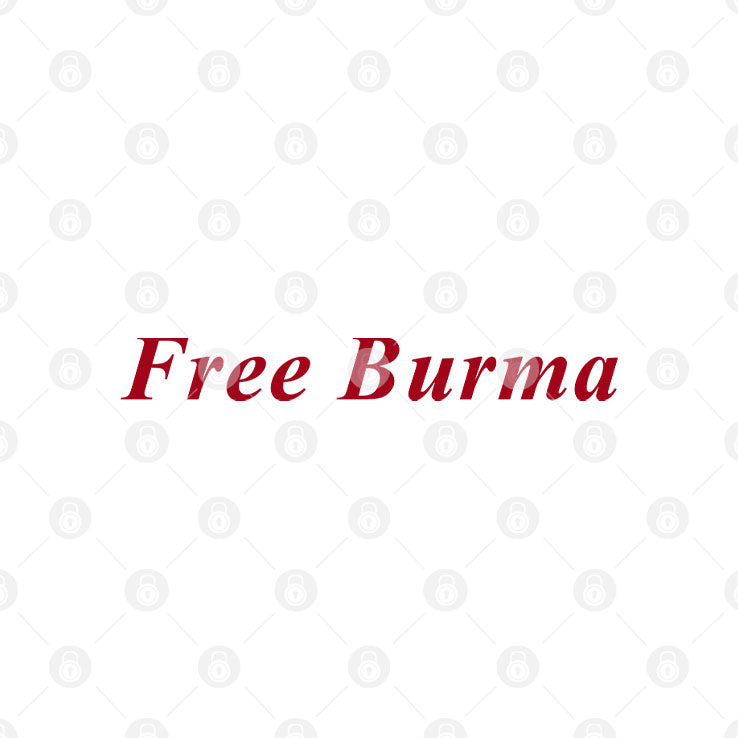 Aung San Suu Kyi Free Burma T Shirt Unisex