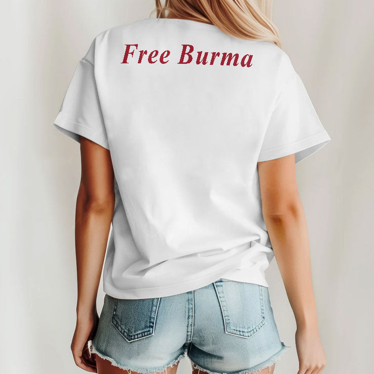 Aung San Suu Kyi Free Burma T Shirt Unisex
