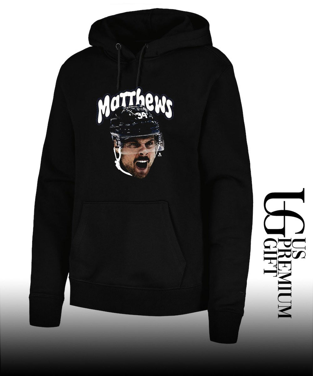 Auston Matthews Toronto Maple Leafs NHL Matthews scream big head shirt Unisex